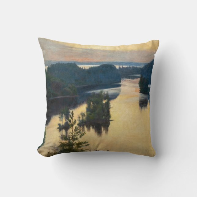 Coussin Albert Edelfeel - Kaukola Ridge au coucher du sole (Recto)