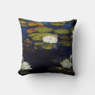 Coussin Albert Edelfeue - Lys d'eau, étude