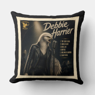 Coussin Album de Debbie Harrier : une parodie