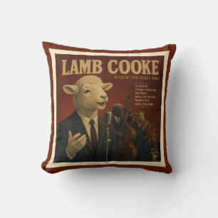 Coussin Album Lamb Cooke : une parodie