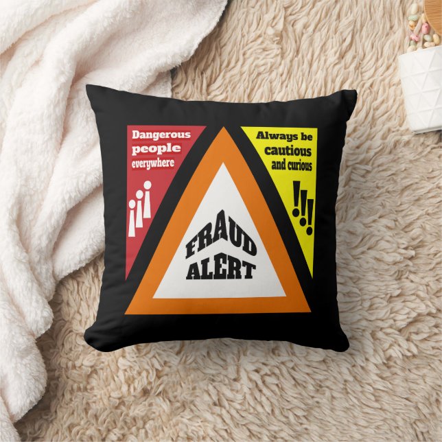 Coussin Alerte de fraude (Couverture)