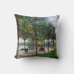 Coussin Alfred Sisley - Allée de châtaigniers