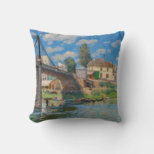 Coussin Alfred Sisley - Pont de Villeneuve-la-Garenne