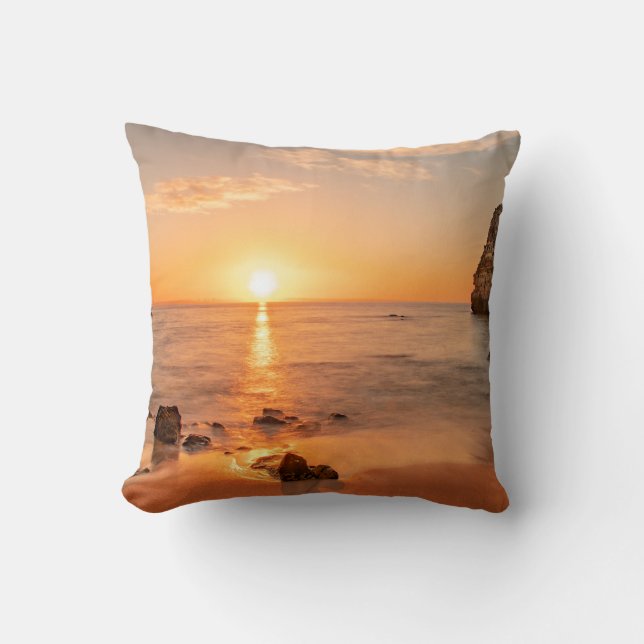 Coussin Algarve, Portugal Paysage pittoresque (Recto)
