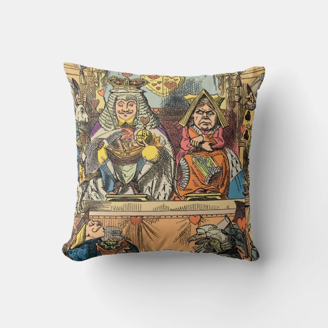 Coussin Alice à Wonderland Cheshire Cat Characters (Recto)