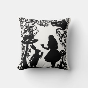 Coussin Alice au pays des merveilles