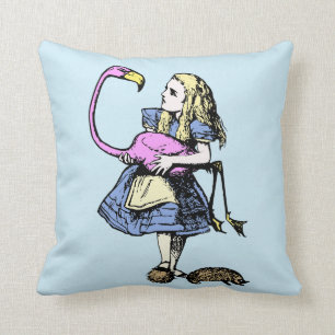 Coussin Alice au pays des merveilles Un livre sur le Fairy