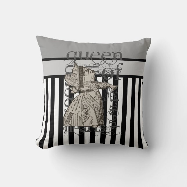 Coussin Alice dans la reine du pays des merveilles des (Recto)