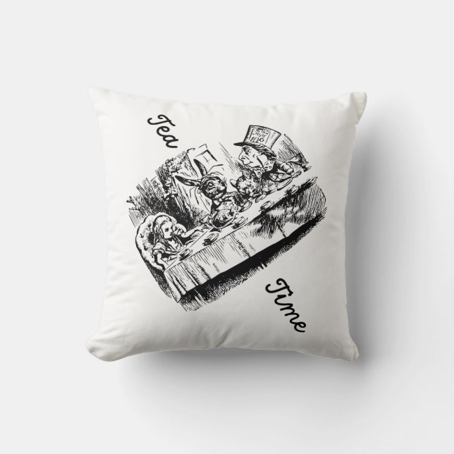 Coussin Alice Tea Time (Recto)