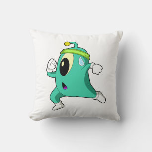 Coussin Alien en tant que coureur
