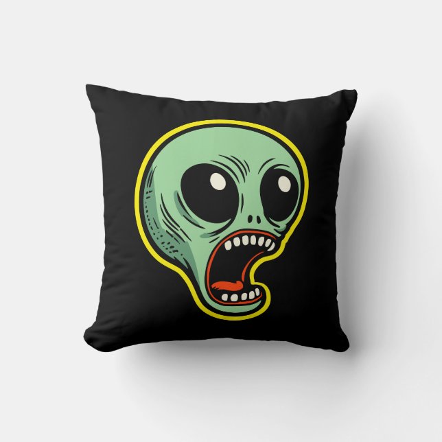 Coussin Alien hurlant (Recto)