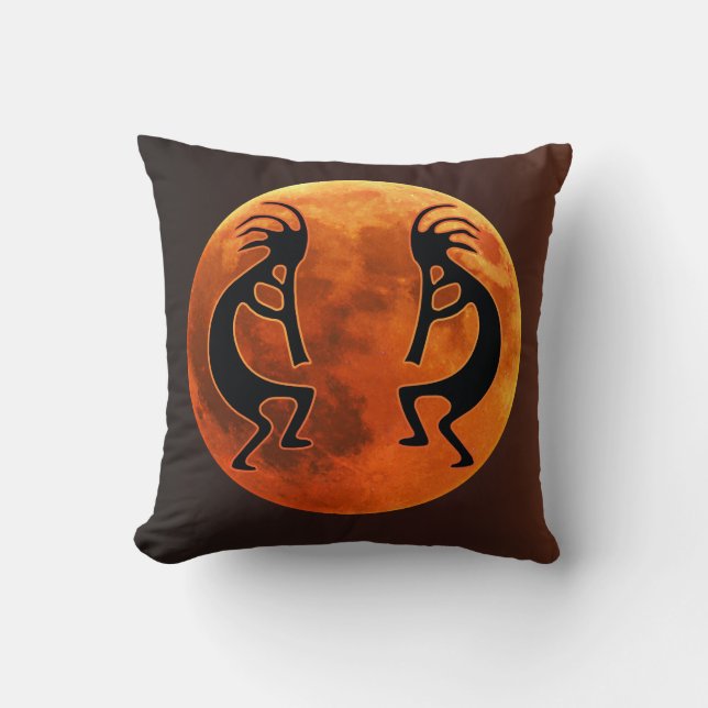 Coussin Alien ou Lune de sang de vie Kokopelli (Recto)