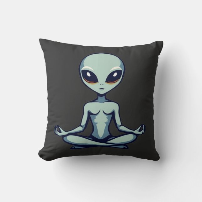 Coussin Alien zen (Recto)