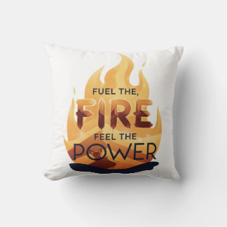 Coussin Alimenter le feu sentir l'arbre de motivation de l