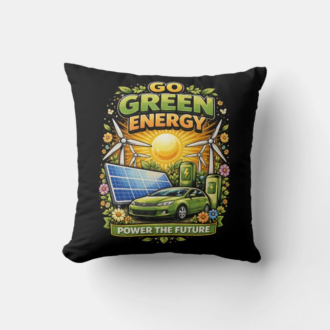 Coussin Alimenter le futur (Recto)