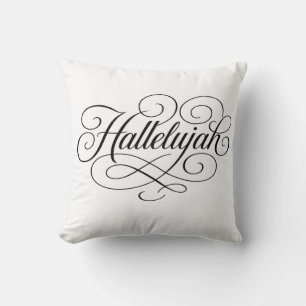 Coussin Alléluia Monogramme
