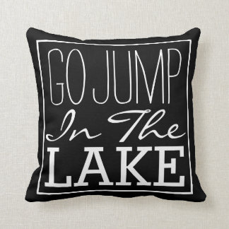 Coussin Aller Sauter Dans Le Lac