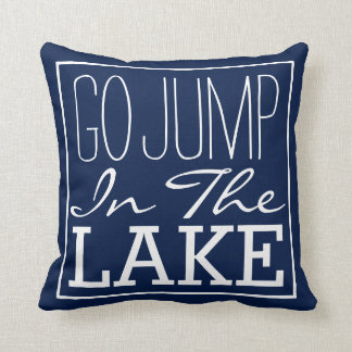 Coussin Aller Sauter Dans Le Lac