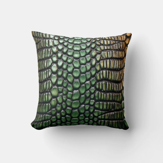 Coussin Alligator Skin (Recto)