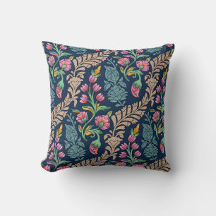 Coussin Allover traditionnel moghole Designs, motif, flore