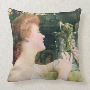 Coussin Alma-Tadema Hour d'or, 1908