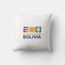 Almohada bicentenario de la Bolivie