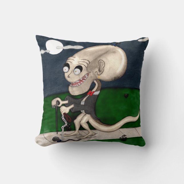 Coussin Almon L'Étrangement (Recto)