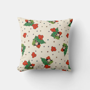 Coussin Aloha Honeys Christmas Hawaiian Hula Girl Cream