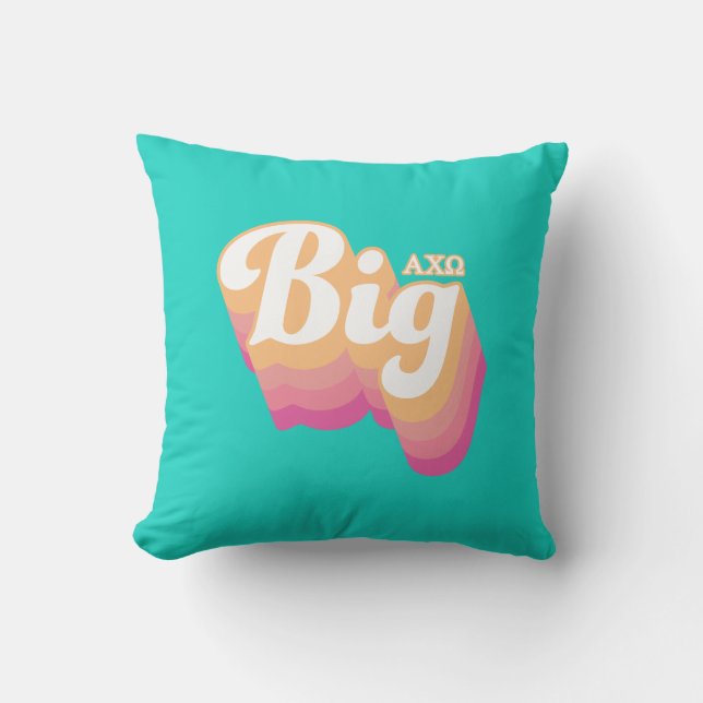 Coussin Alpha Chi Omega | Grande (Recto)
