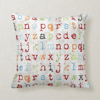 Coussin Alphabet couvert d'abc