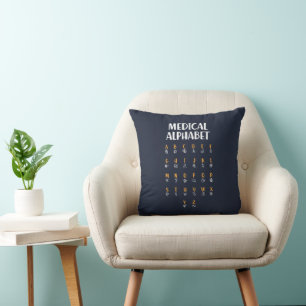 Coussin Alphabet Médical