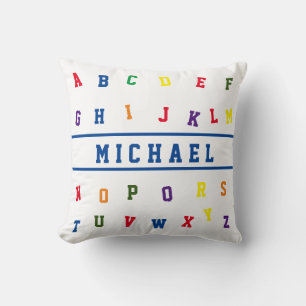 Coussin Alphabet personnalisé