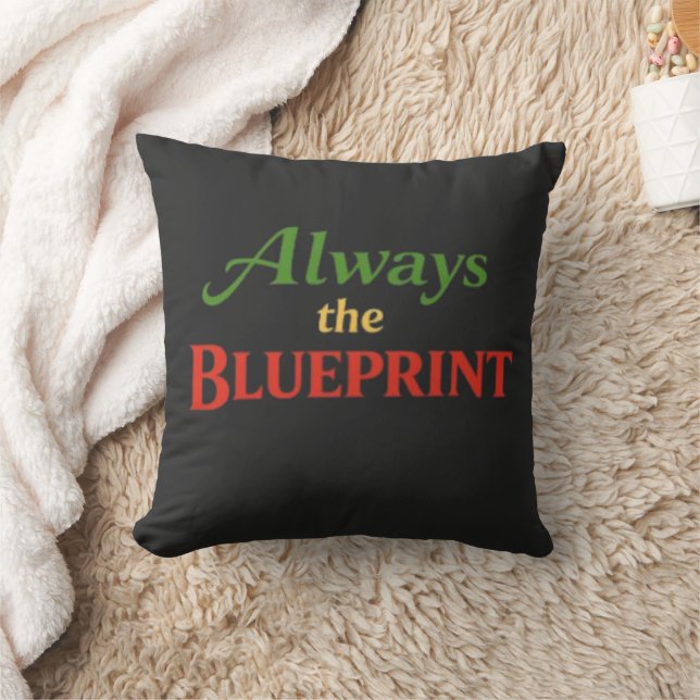 Coussin Always the Blueprint  (Couverture)