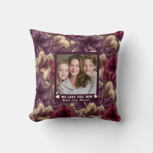 Coussin Amaryllis Fière Maman Maman Décoration Chambre d'I