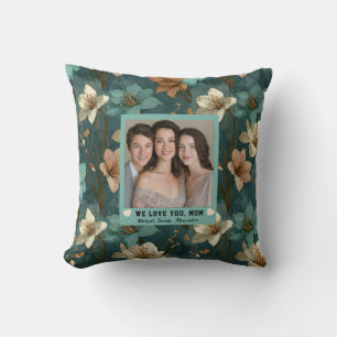 Coussin Amaryllis Meilleure Maman Jamais Décoration de Cha