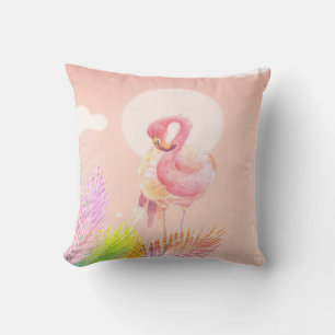 Coussin Amateurs de Flamant rose Oiseau Flamant rose mig