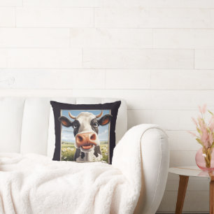 Coussin Amateurs de vache cool animal de ferme