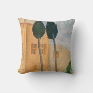 Coussin Amedeo Modigliani - Cyprès et maisons à Cagnes