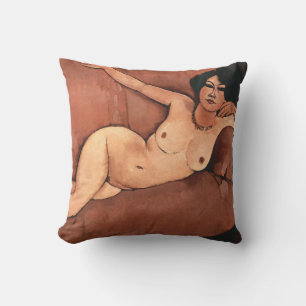 Coussin Amedeo Modigliani Femme Sur Un Canapé