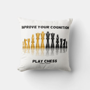 Coussin Améliorez Votre Cognition Jouez aux Échecs Conseil