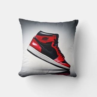 Coussin Améliorez votre style : Rouge et Noir Haut-Haut-Ha