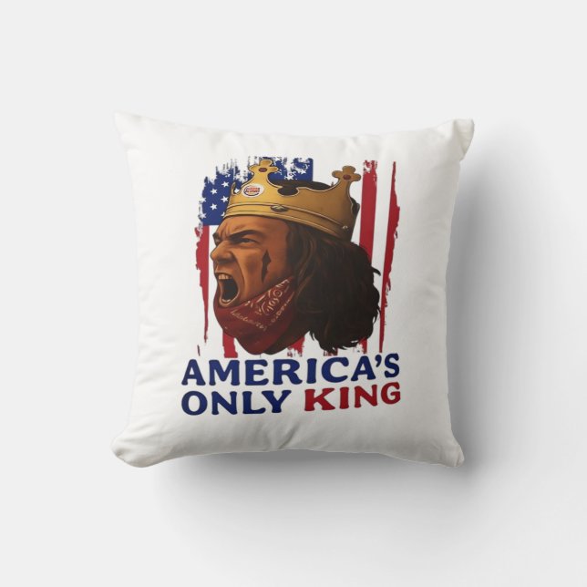 Coussin America’s Only King (Recto)