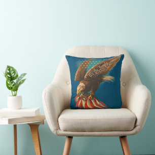 Coussin Américaine vintage