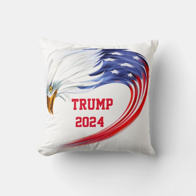 Coussin American Eagle Trump 2024 (Recto)