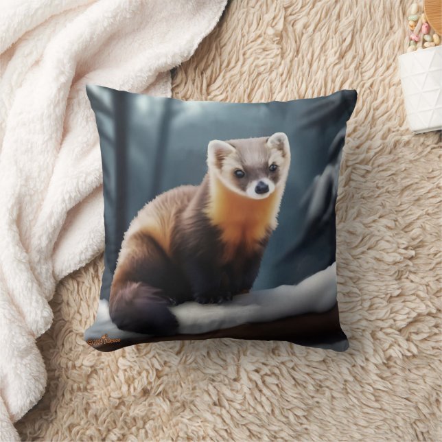 Coussin American Pine Marten (Couverture)