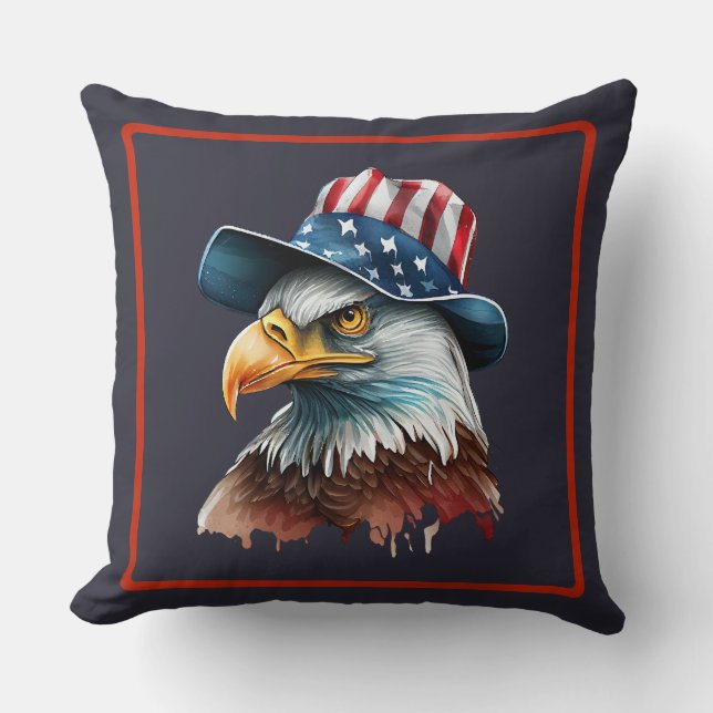 Coussin Americana Eagle  (Recto)