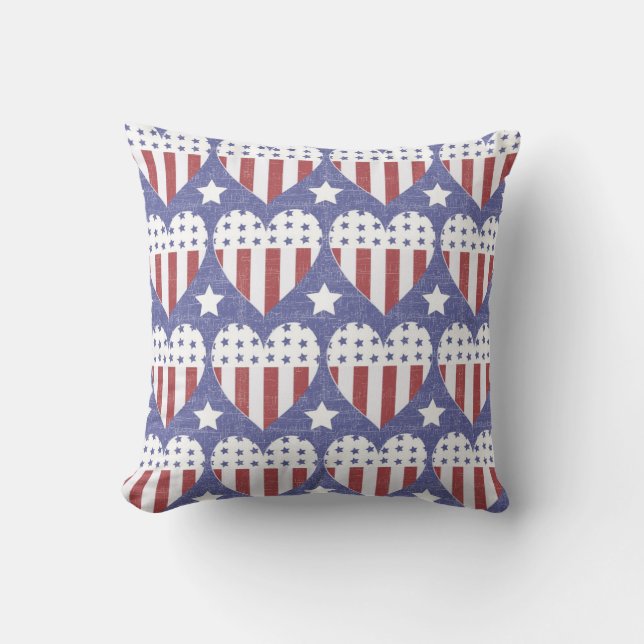 Coussin Americana rustique (Recto)