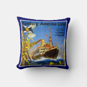 Coussin Amérique de Hambourg en Amérique du Sud