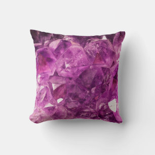 Coussin Améthyst Gemstone Image Shiny and Sparkly