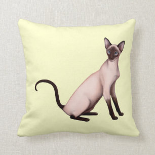 Coussin amical de MoJo d'Américain de chat siamoi